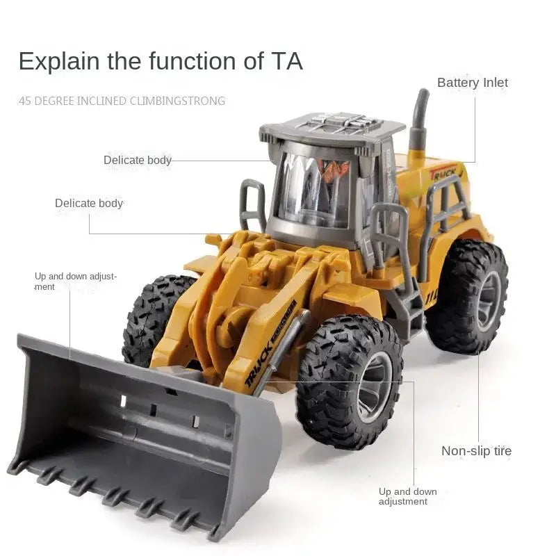 Excavator Bulldozer Roller Radio Control Engineering Vehicle Sportsman Specialty Products Construction