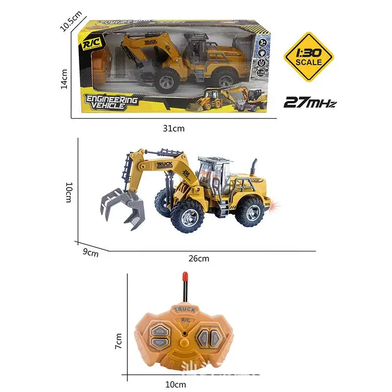 Excavator Bulldozer Roller Radio Control Engineering Vehicle Sportsman Specialty Products Construction