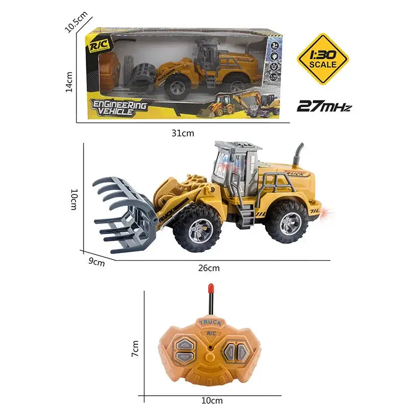 Excavator Bulldozer Roller Radio Control Engineering Vehicle Sportsman Specialty Products Construction