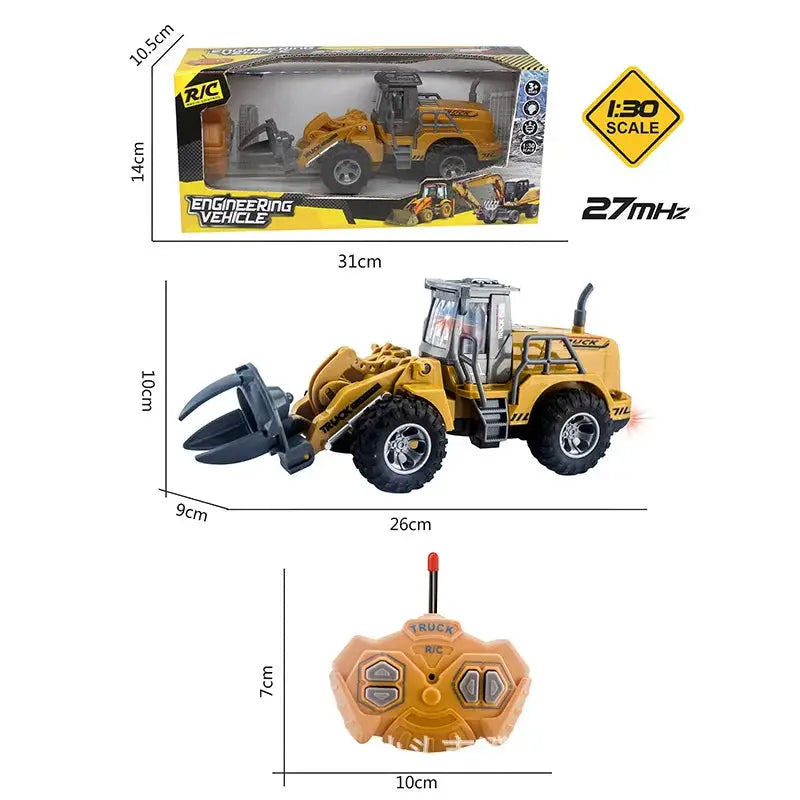 Excavator Bulldozer Roller Radio Control Engineering Vehicle Sportsman Specialty Products Construction