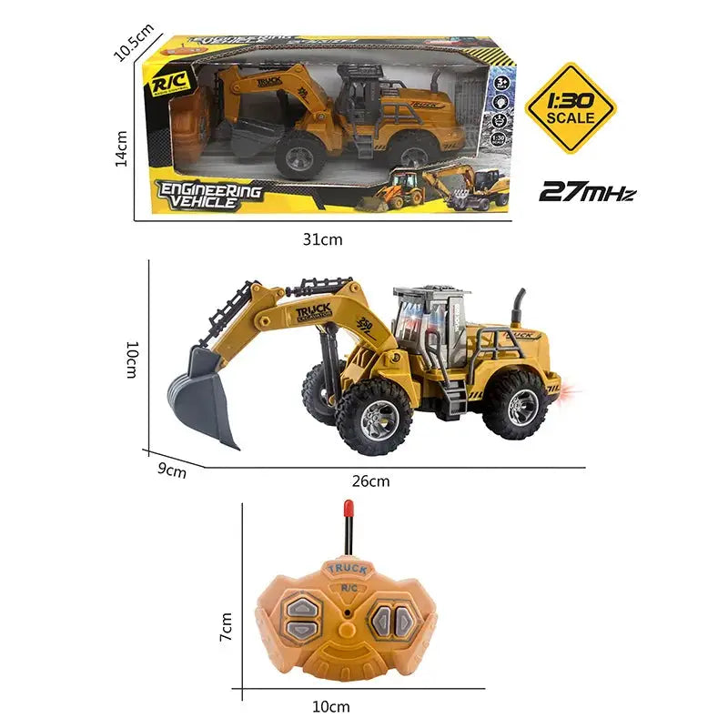 Excavator Bulldozer Roller Radio Control Engineering Vehicle Sportsman Specialty Products Construction