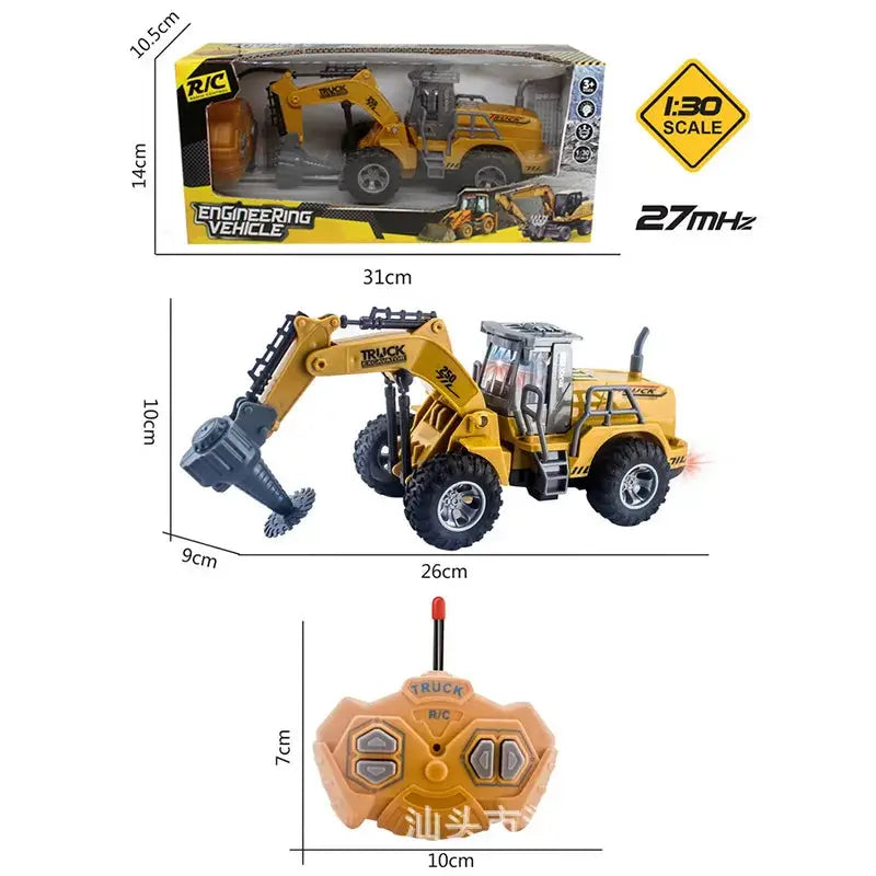 Excavator Bulldozer Roller Radio Control Engineering Vehicle Sportsman Specialty Products Construction