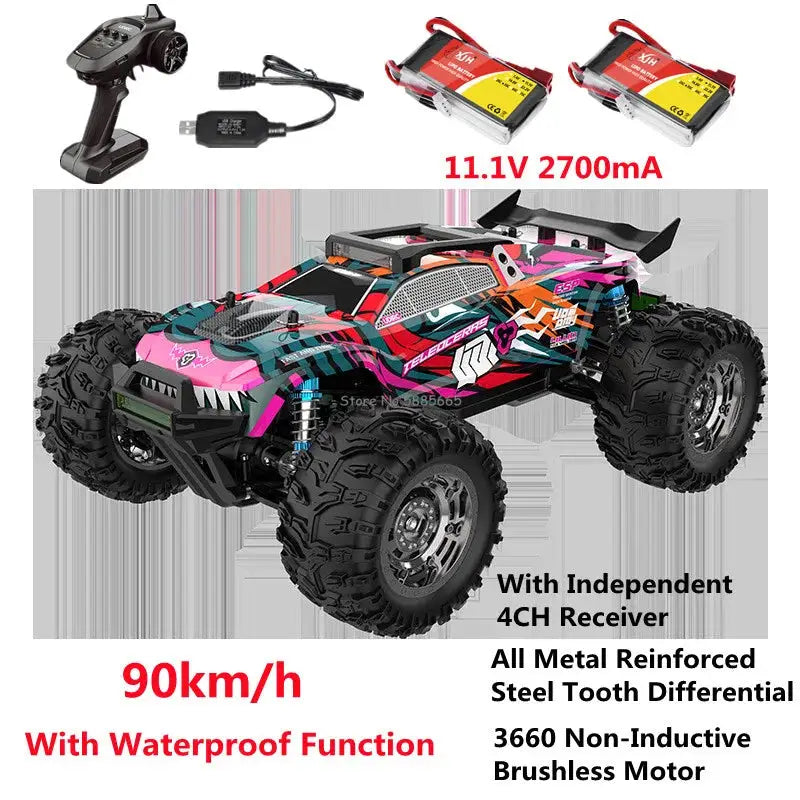 RC Racing Truck 90KM/H 4WD Brushless Off-Road Sportsman Specialty Products Fast RC Cars