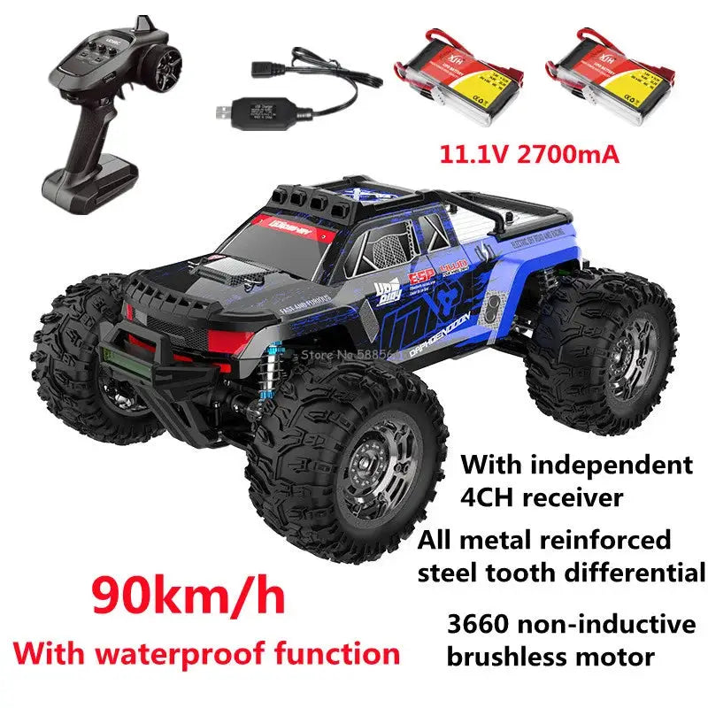 RC Racing Truck 90KM/H 4WD Brushless Off-Road Sportsman Specialty Products Fast RC Cars