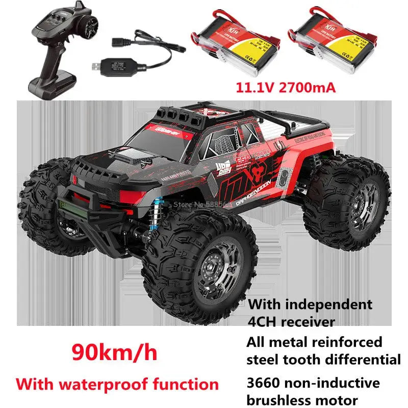 RC Racing Truck 90KM/H 4WD Brushless Off-Road Sportsman Specialty Products Fast RC Cars