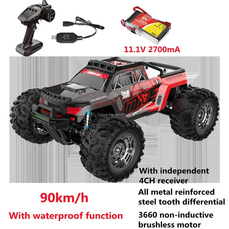 RC Racing Truck 90KM/H 4WD Brushless Off-Road Sportsman Specialty Products Fast RC Cars