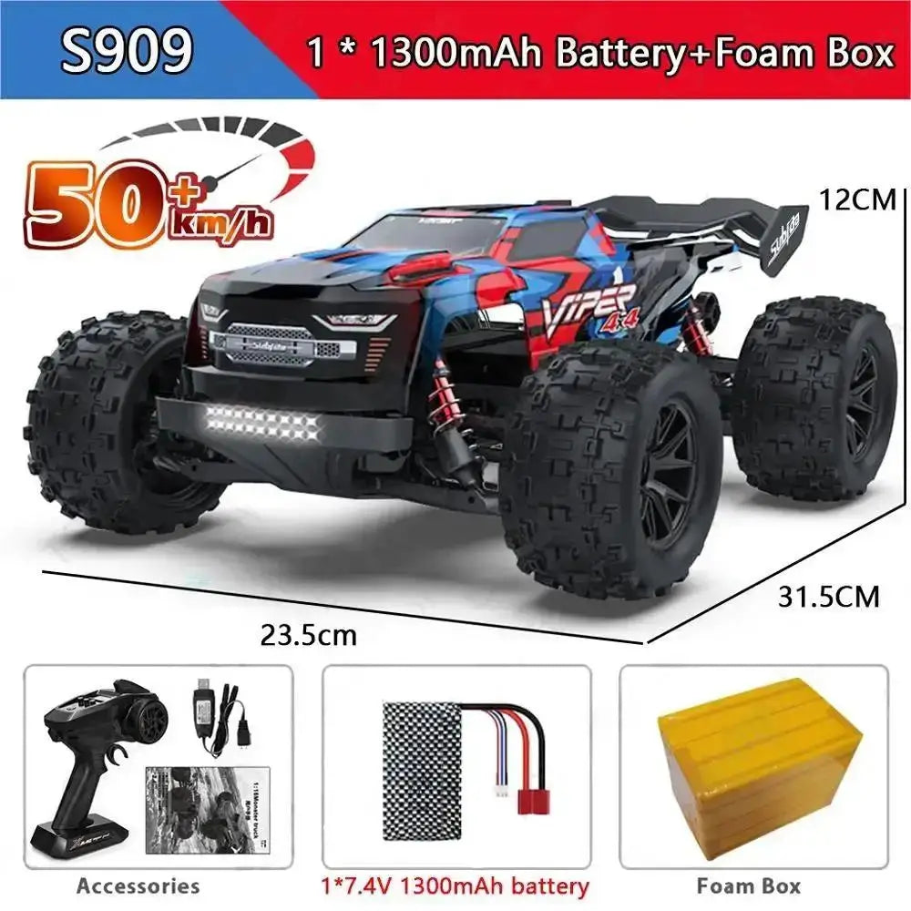 70KM/H 4WD RC Car With LED Remote Control Cars High Speed Drift Monster Truck Sportsman Specialty Products Fast RC Cars