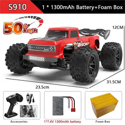 70KM/H 4WD RC Car With LED Remote Control Cars High Speed Drift Monster Truck Sportsman Specialty Products Fast RC Cars