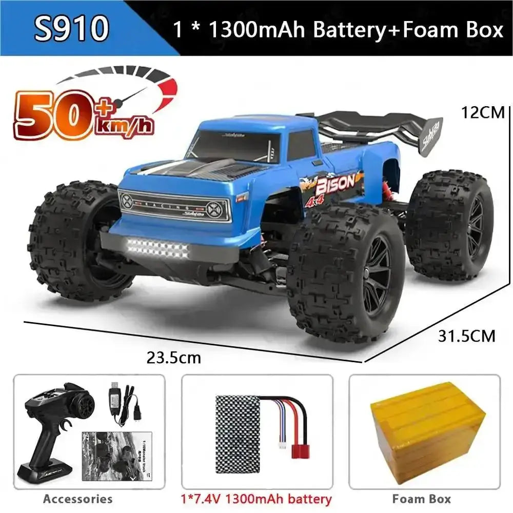 70KM/H 4WD RC Car With LED Remote Control Cars High Speed Drift Monster Truck Sportsman Specialty Products Fast RC Cars