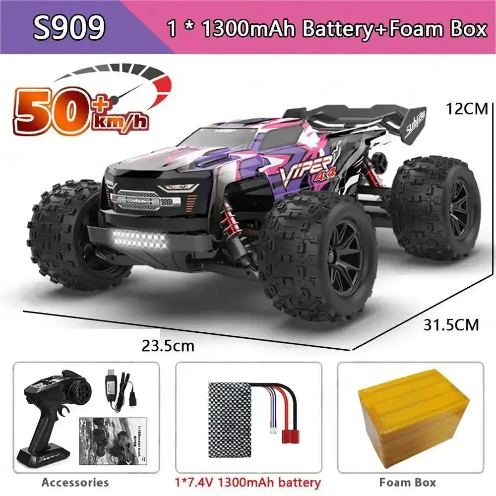 70KM/H 4WD RC Car With LED Remote Control Cars High Speed Drift Monster Truck Sportsman Specialty Products Fast RC Cars