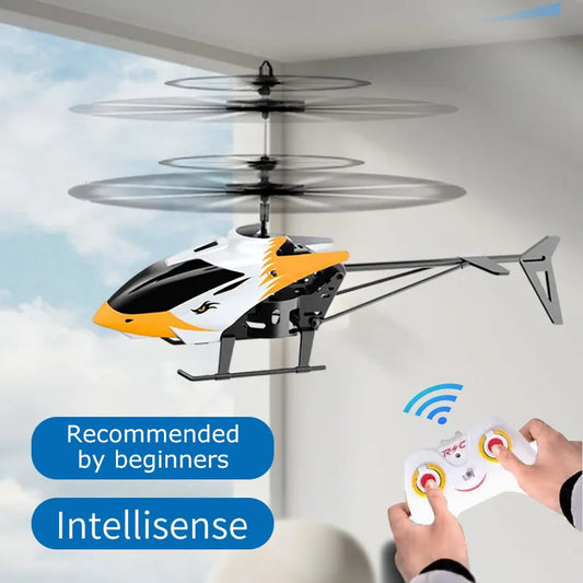 Helicopter Flying Mini Interaction Airplane  Gesture Sensing Children Flashing Light Aircraft Kids Toy Sportsman Specialty Products Drone