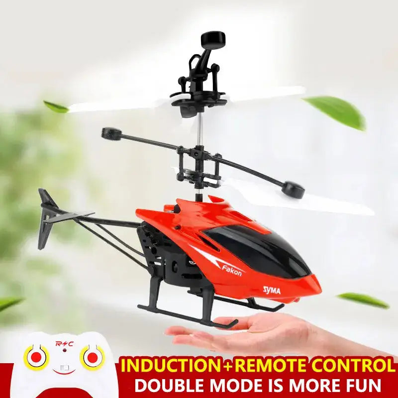 Helicopter Flying Mini Interaction Airplane  Gesture Sensing Children Flashing Light Aircraft Kids Toy Sportsman Specialty Products Drone