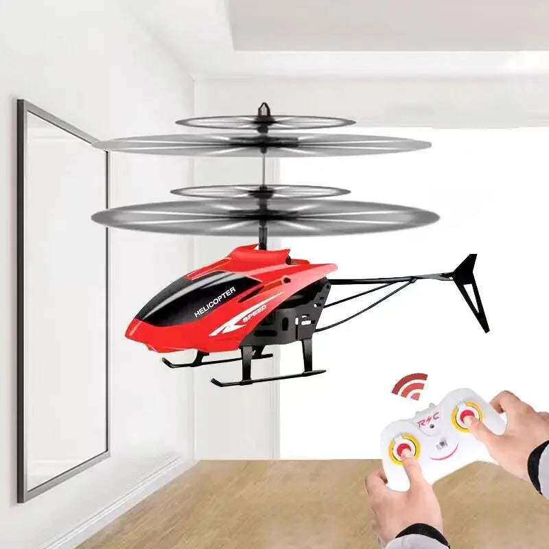 Helicopter Flying Mini Interaction Airplane  Gesture Sensing Children Flashing Light Aircraft Kids Toy Sportsman Specialty Products Drone