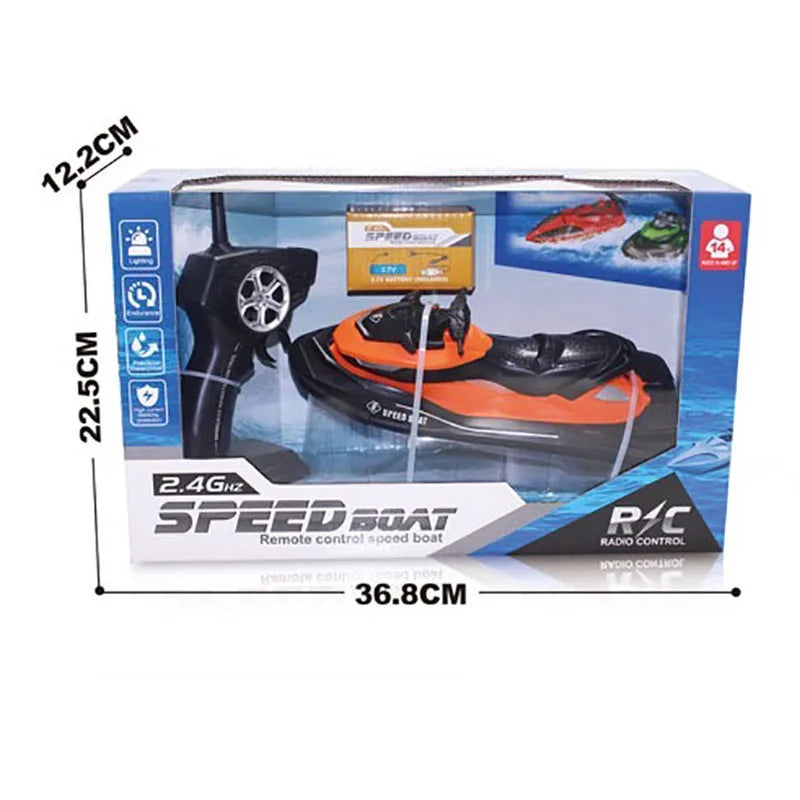 RC Speed Boat Waterproof Dual Motor RC Speedboat Sportsman Specialty Products RC boat