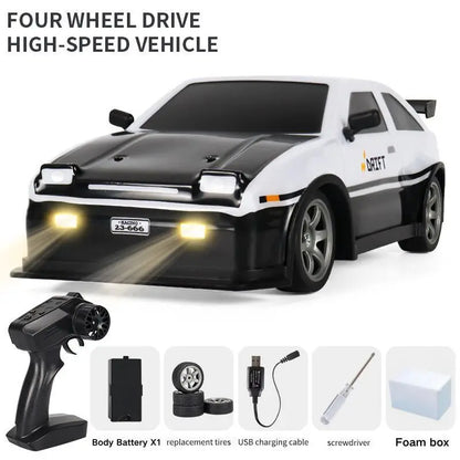 1/16 remote control car AE86 4x4 high-speed remote control drift car