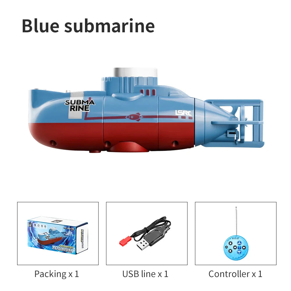 Mini RC Submarine 0.1m/s Speed Remote Control Boat