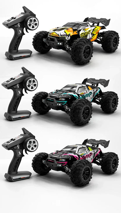 4WD 1:16 80KM/H Super Brushless 50KM/H Brushed RC Car 4x4 Off Road Remote Control High Speed Drift Racing Truck Toy Kids Adults