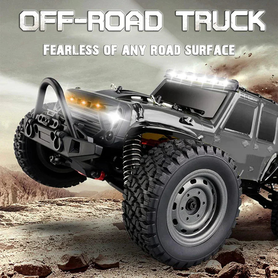 4WD 1:16 80KM/H Super Brushless 50KM/H Brushed RC Car 4x4 Off Road Remote Control High Speed Drift Racing Truck Toy Kids Adults