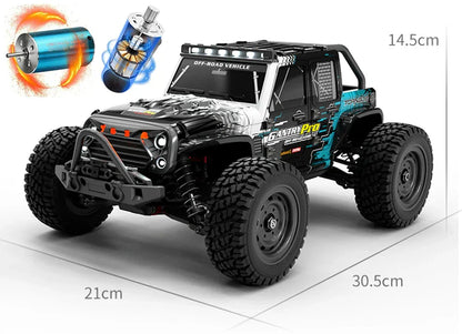 4WD 1:16 80KM/H Super Brushless 50KM/H Brushed RC Car 4x4 Off Road Remote Control High Speed Drift Racing Truck Toy Kids Adults