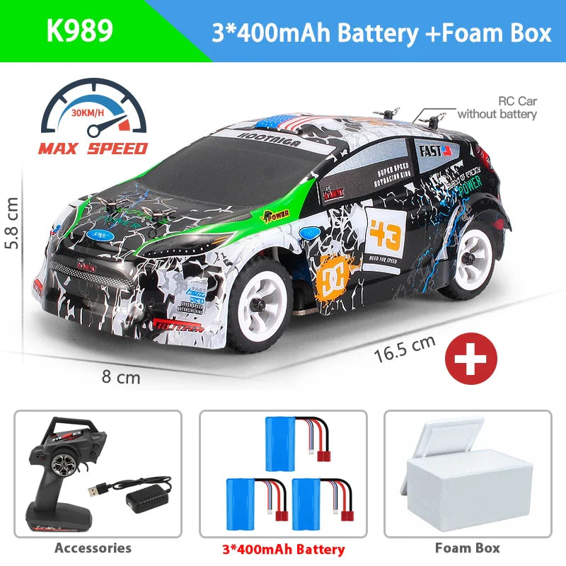 K969 1:28 4WD 2.4G Mini RC Racing Car High Speed Off-Road