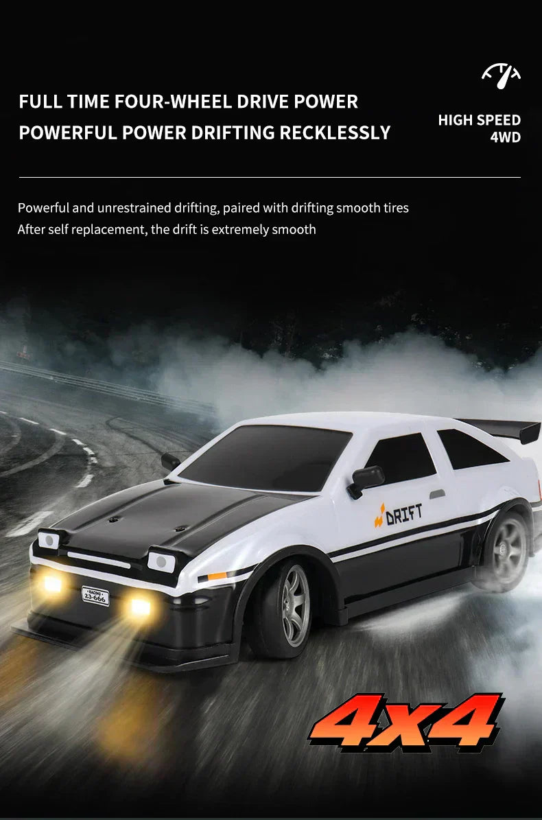 1/16 remote control car AE86 4x4 high-speed remote control drift car