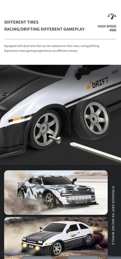 1/16 remote control car AE86 4x4 high-speed remote control drift car