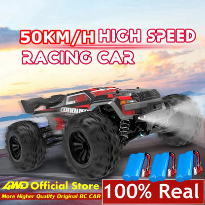 4WD 1:16 80KM/H Super Brushless 50KM/H Brushed RC Car 4x4 Off Road Remote Control High Speed Drift Racing Truck Toy Kids Adults