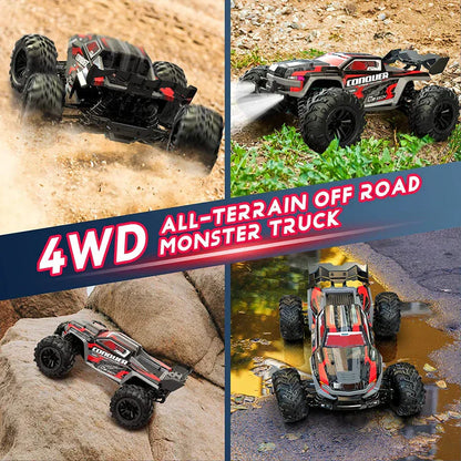 4WD 1:16 80KM/H Super Brushless 50KM/H Brushed RC Car 4x4 Off Road Remote Control High Speed Drift Racing Truck Toy Kids Adults