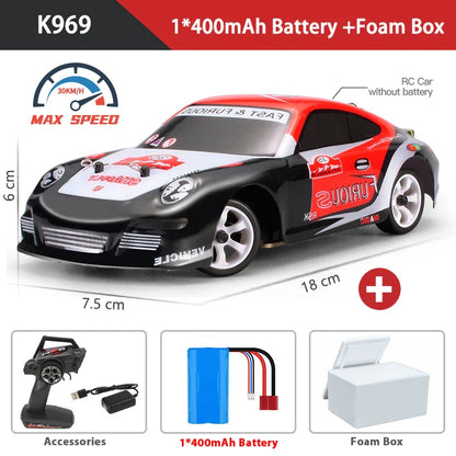 K969 1:28 4WD 2.4G Mini RC Racing Car High Speed Off-Road