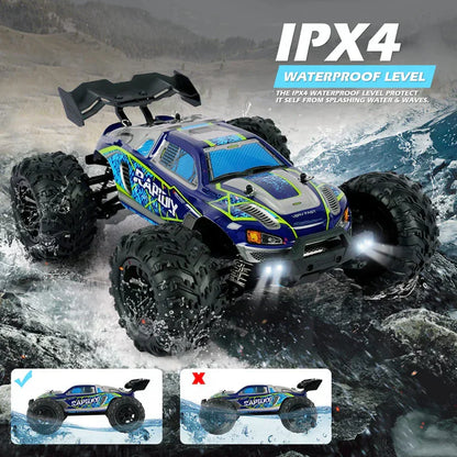 4WD 1:16 80KM/H Super Brushless 50KM/H Brushed RC Car 4x4 Off Road Remote Control High Speed Drift Racing Truck Toy Kids Adults