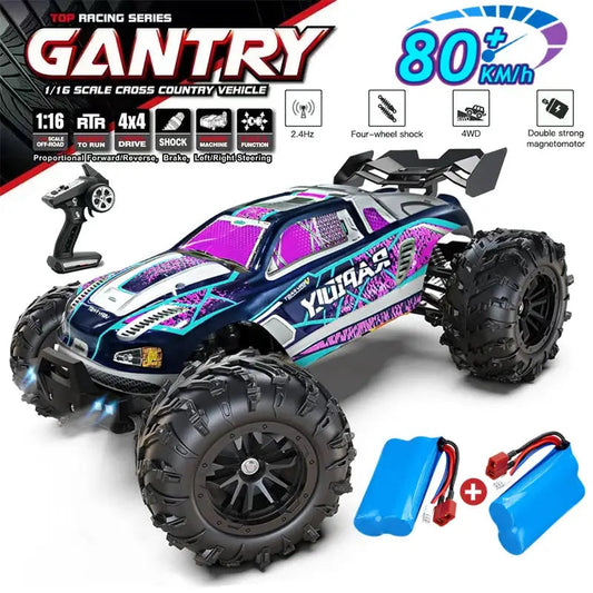 1:16 80km/h Brushless RC Drift Car With LED Lights Sportsman Specialty Products Fast RC Cars