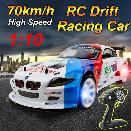 70km/h High Speed RC Car 2.4G 1:10 Remote Control Vehicle Sportsman Specialty Products Fast RC Cars