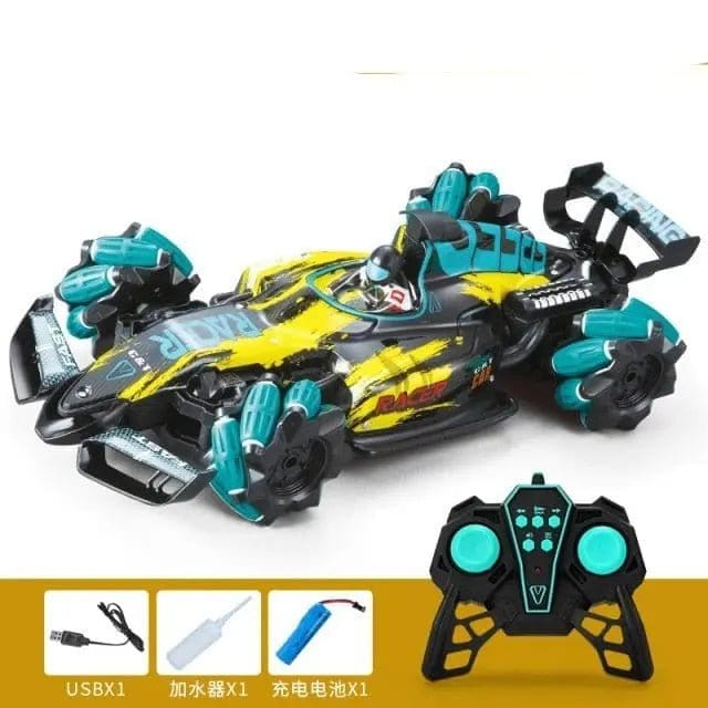 Sportsman Specialty Products Fast RC Cars 1 remote control-4 Transformation Robots Sports Deformation  Cars water bomb tank battle